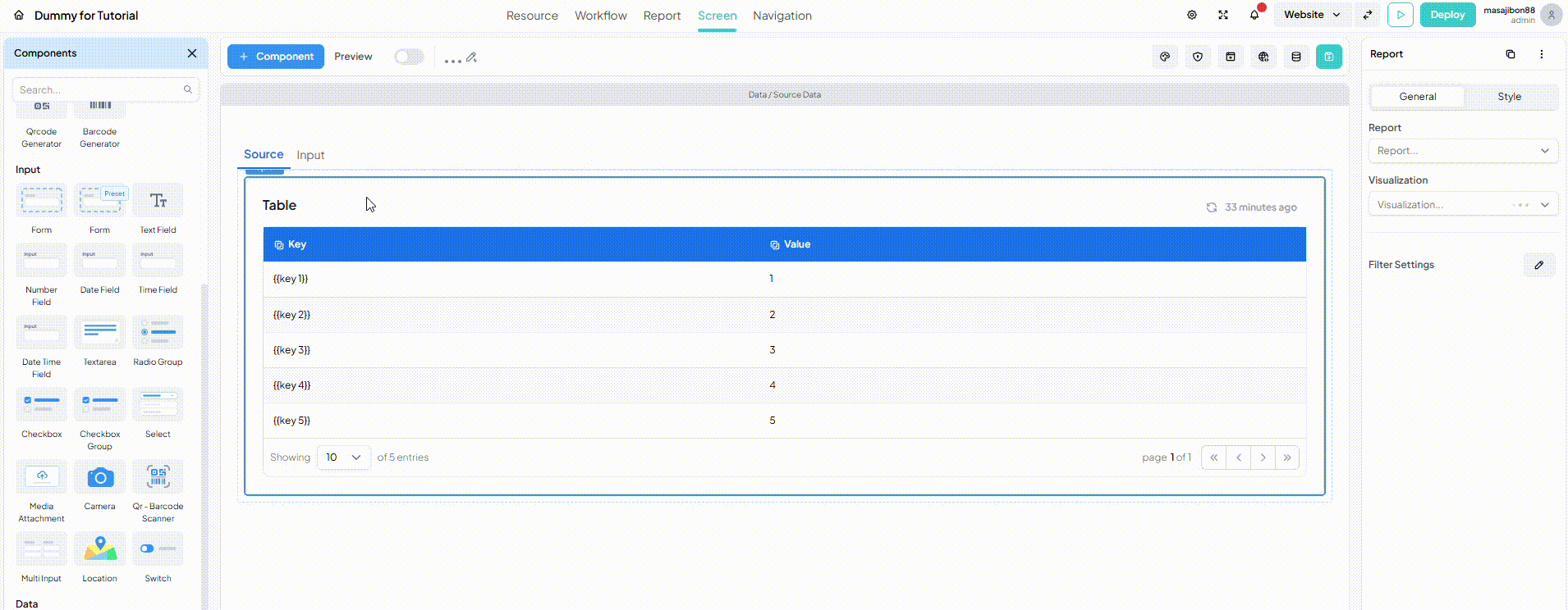 Design/Layouting for Each Tabs Section